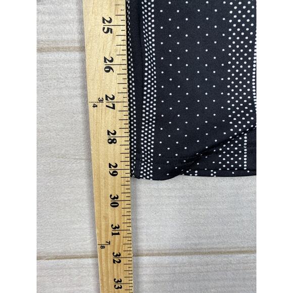 NY Collection Jumpsuit Womens 1XP Petite Black Polka Dot Cap Sleeve Romper NWT - Picture 9 of 10